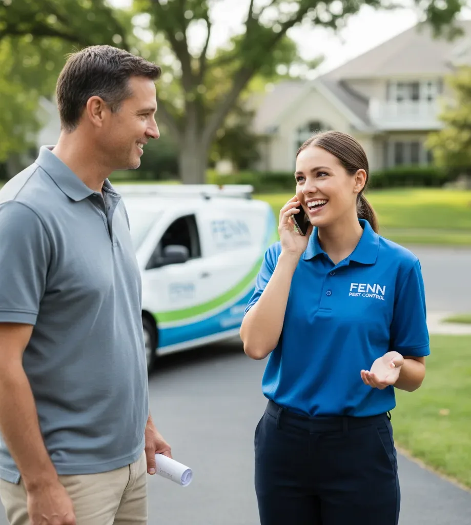 Fenn Pest Control customer support in Brewster